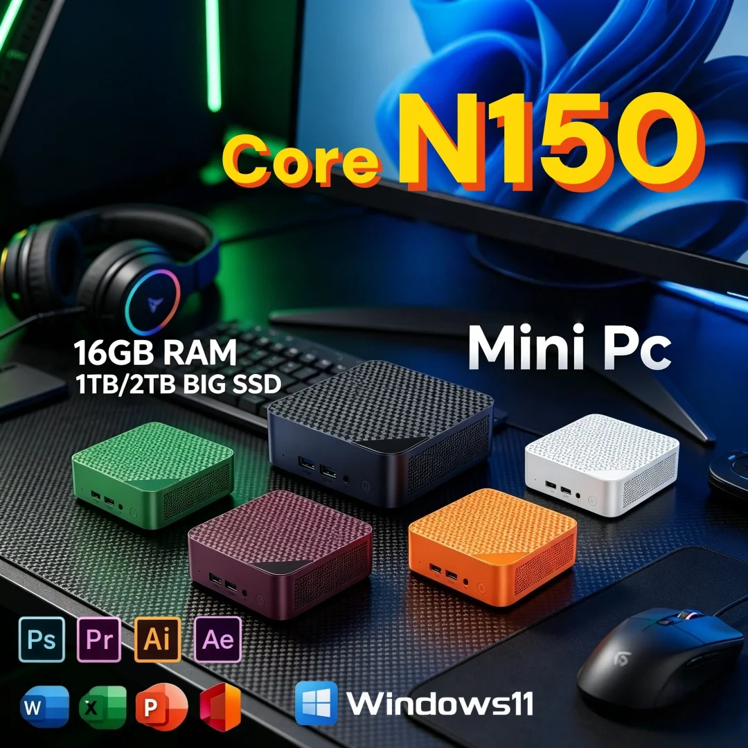 Core N150 Mini PC Powerful WiF - огляд і ціна Pc Gaming Online