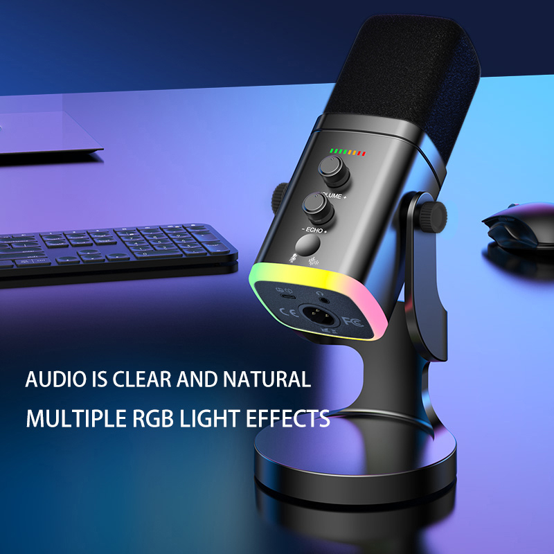 RGB Gaming Microphone USB Micr - огляд і ціна Pc Gaming Live Streaming