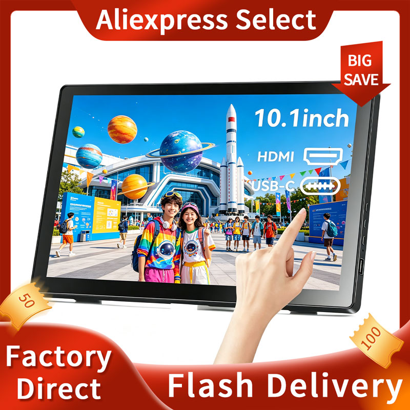 Small Touchscreen Monitor 10.1 - огляд і ціна Pc Gaming On Android