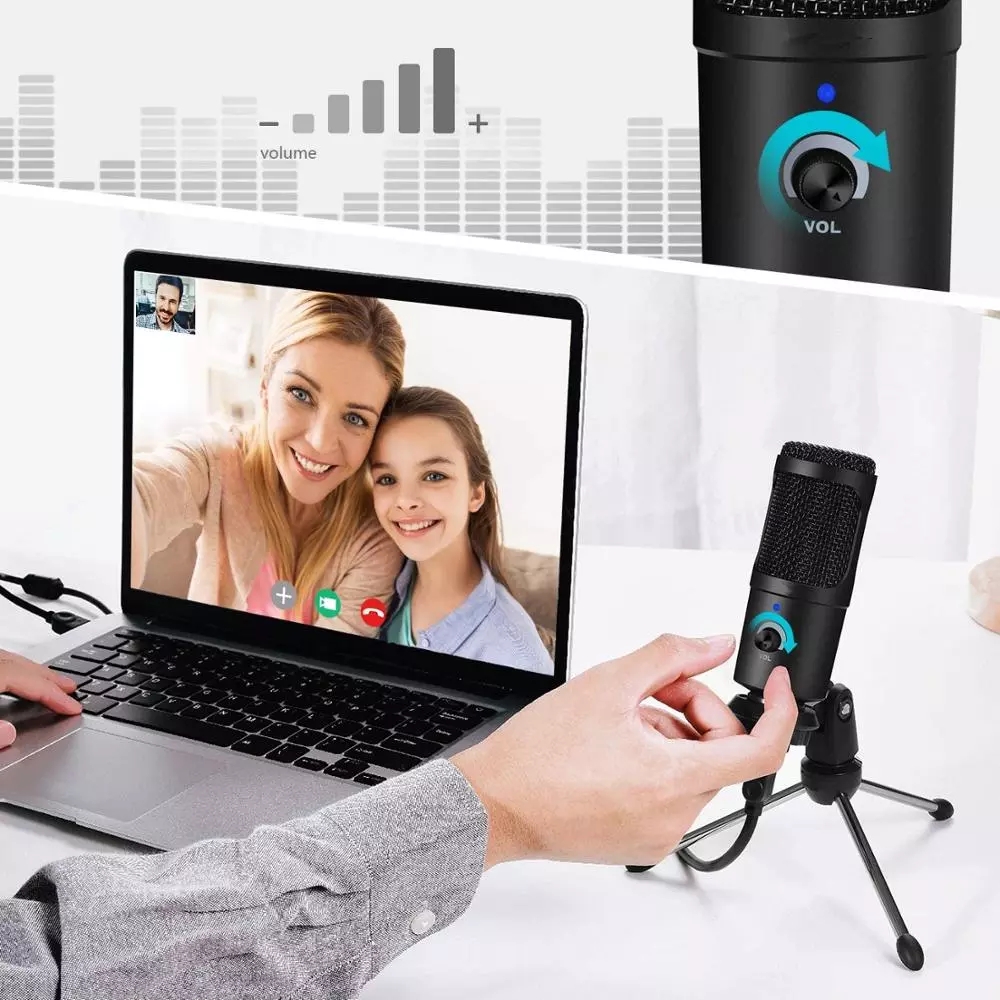 USB Condenser Microphone Recor - огляд і ціна Pc Gaming Live Streaming