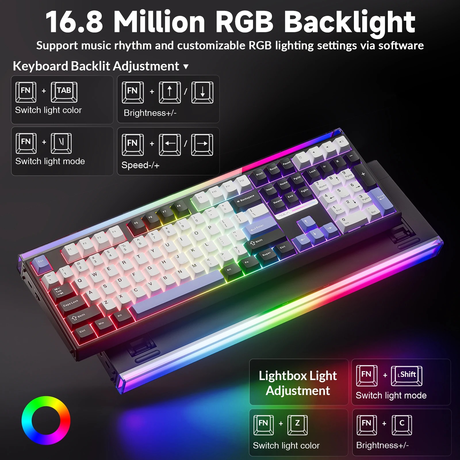 AULA H108 Tri‑Mode Mechanical  - огляд і ціна Pc Gaming Uk