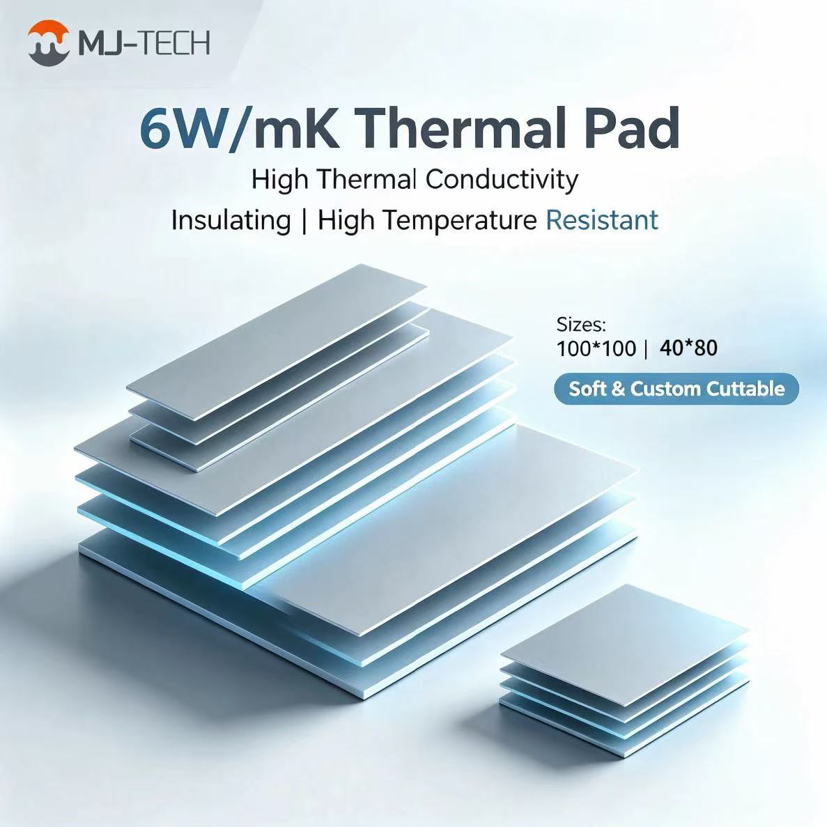 MJ-TECH 6W/mK Thermal Pad Non- - огляд і ціна Laptop Cooling Pad