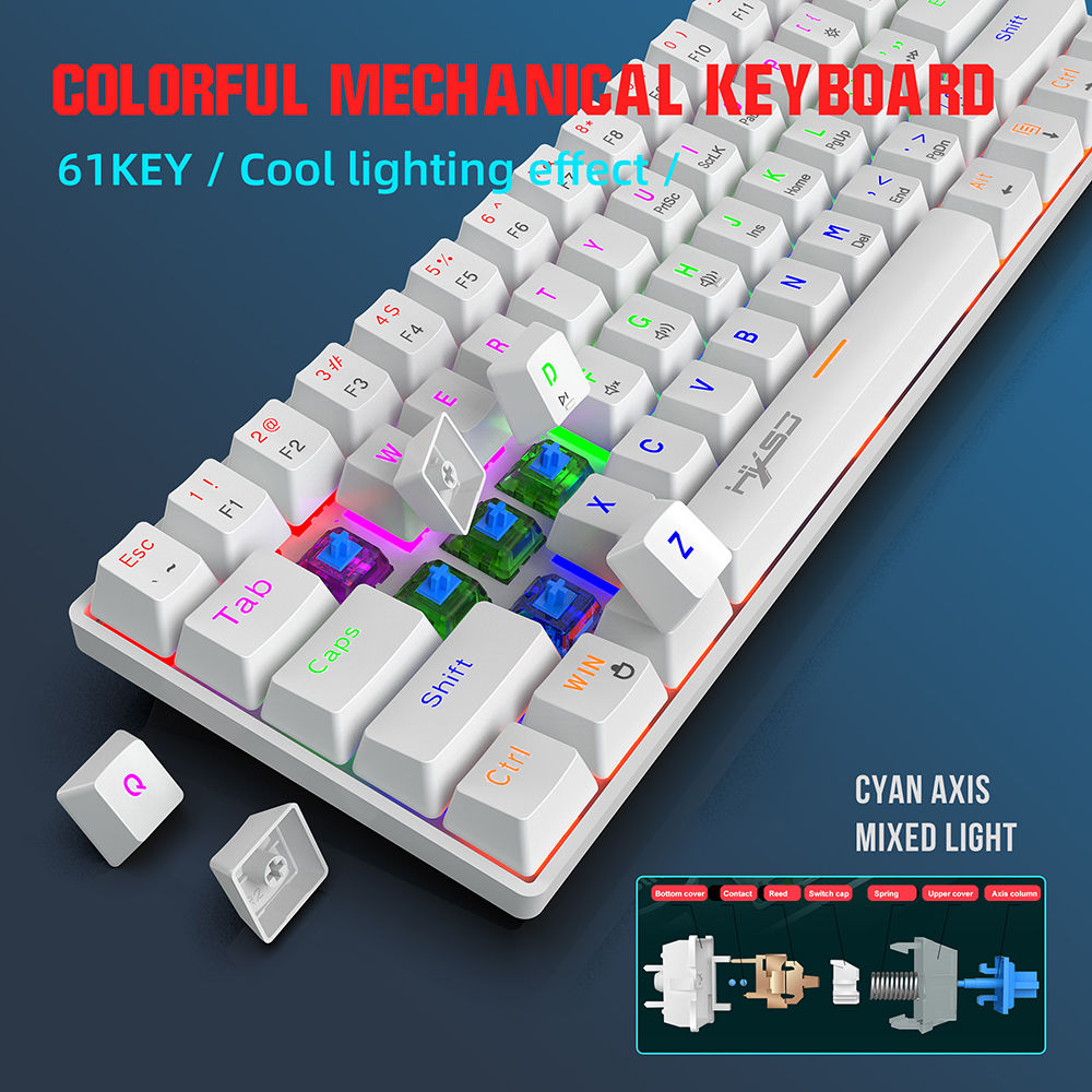 Mini Mechanical Keyboard 61 Ke - огляд і ціна Pc Gaming Uk
